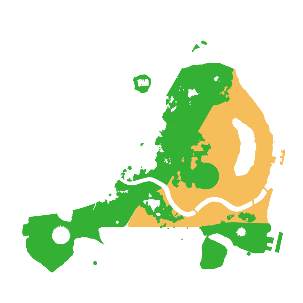 Biome Rust Map: Procedural Map, Size: 3000, Seed: 1157316862