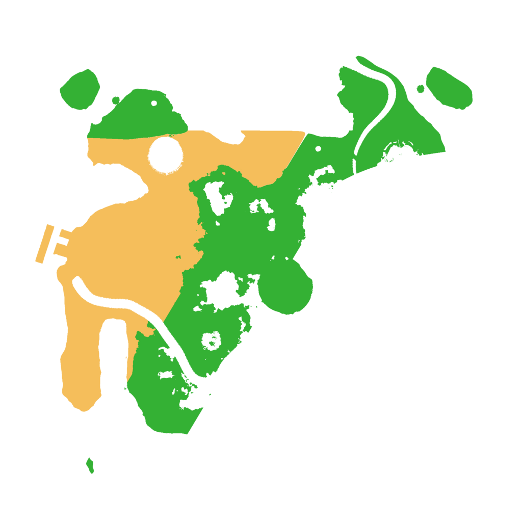 Biome Rust Map: Procedural Map, Size: 2700, Seed: 31810