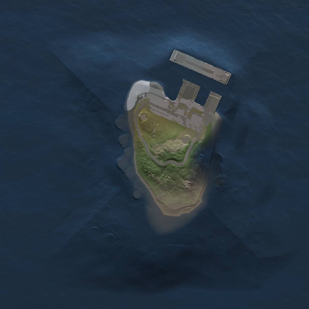 Rust Map: Procedural Map, Size: 1000, Seed: 544038085, 2 Monuments