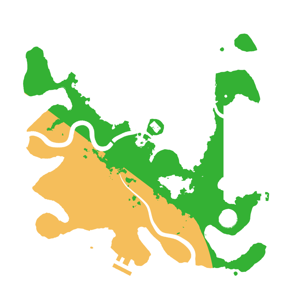 Biome Rust Map: Procedural Map, Size: 3000, Seed: 19956