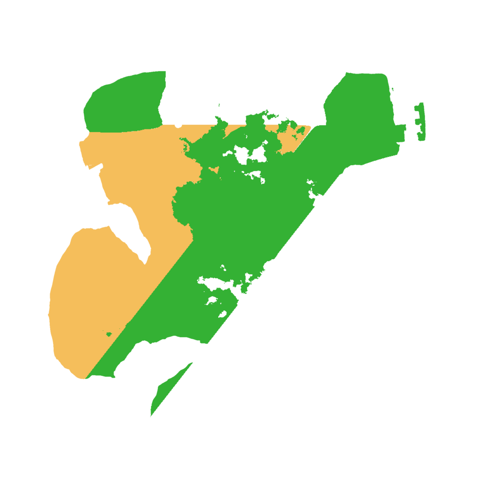 Biome Rust Map: Procedural Map, Size: 2000, Seed: 12456