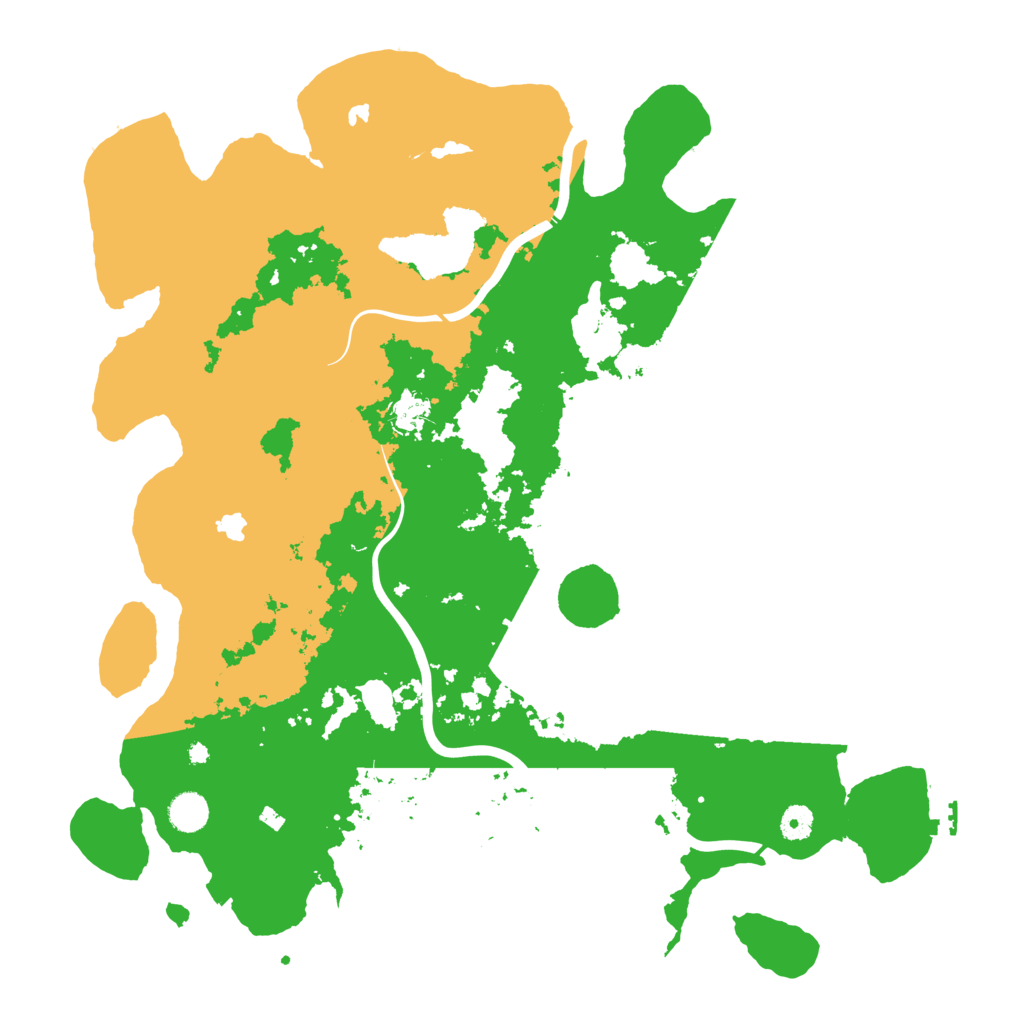 Biome Rust Map: Procedural Map, Size: 4500, Seed: 1816661465