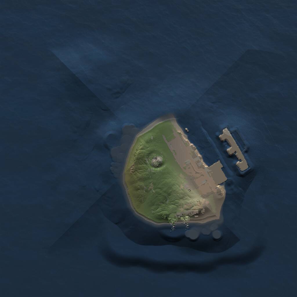 Rust Map: Procedural Map, Size: 1000, Seed: 609075558, 2 Monuments