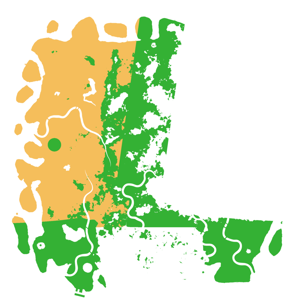 Biome Rust Map: Procedural Map, Size: 6000, Seed: 289577251