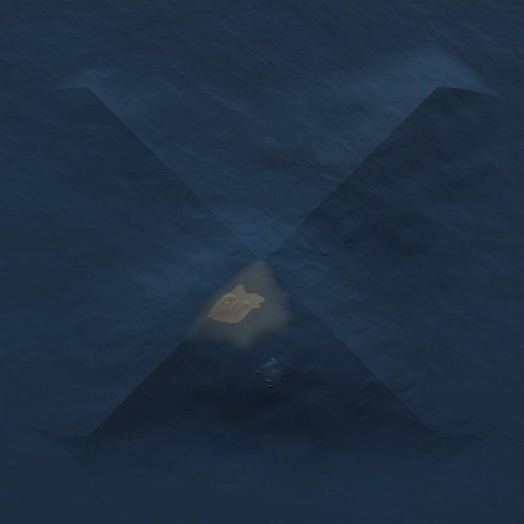 Rust Map: Procedural Map, Size: 1000, Seed: 43254325, 1 Monuments