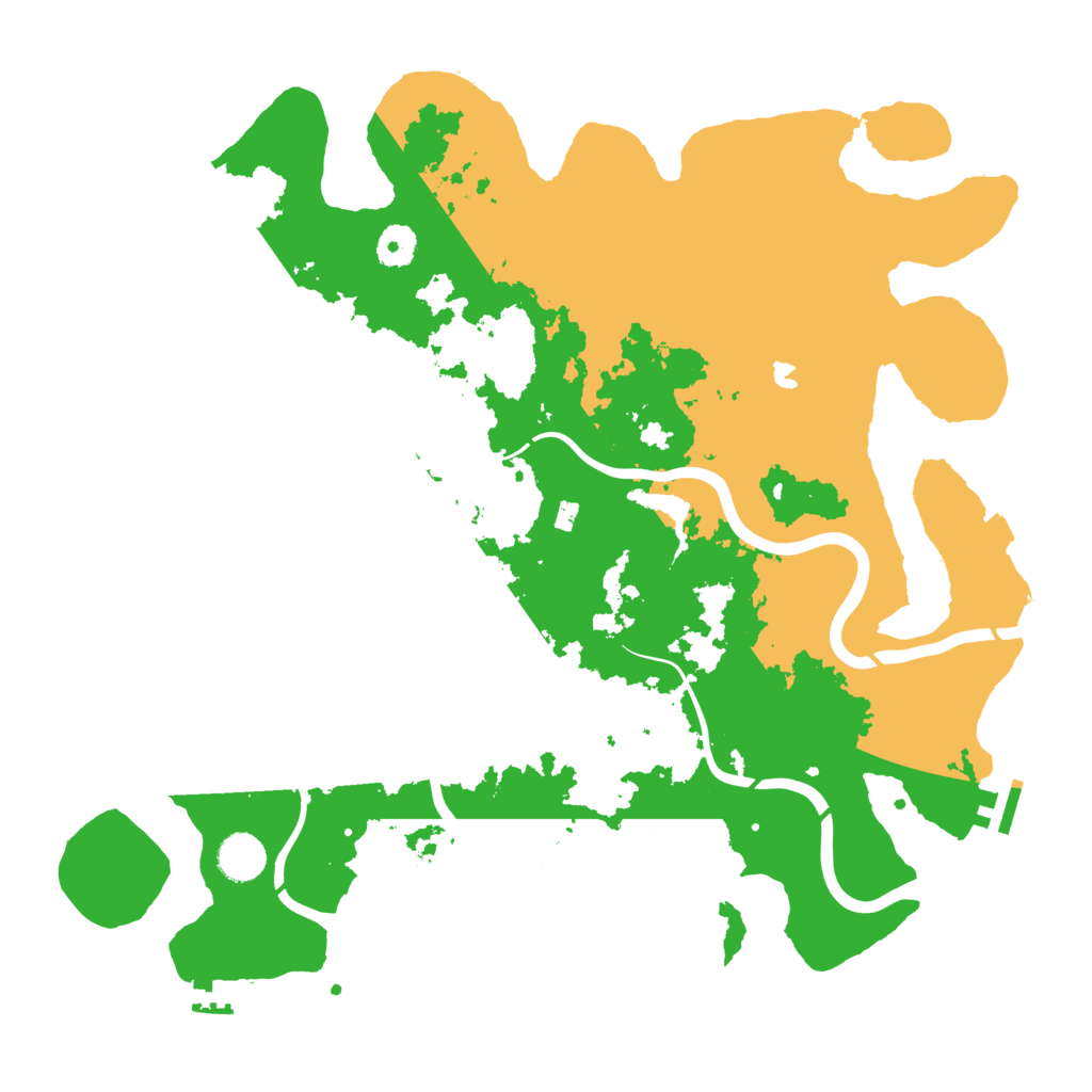 Biome Rust Map: Procedural Map, Size: 4000, Seed: 2437685