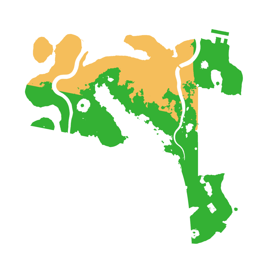 Biome Rust Map: Procedural Map, Size: 3000, Seed: 3547861