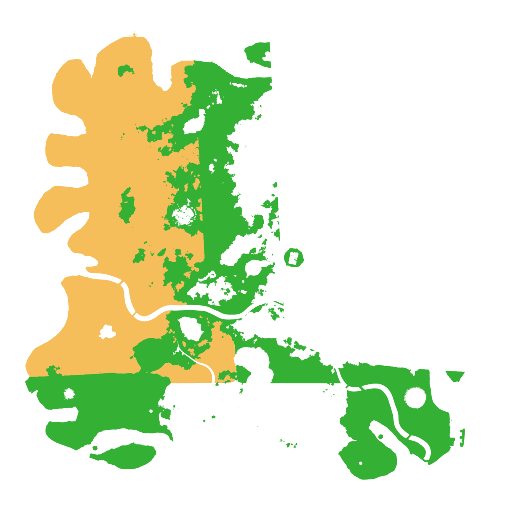 Biome Rust Map: Procedural Map, Size: 4300, Seed: 13887