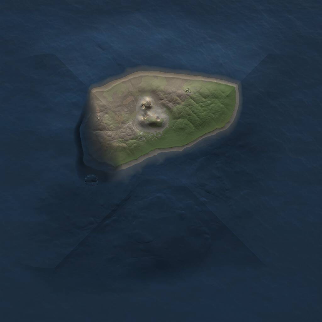 Rust Map: Procedural Map, Size: 1000, Seed: 619877909, 1 Monuments