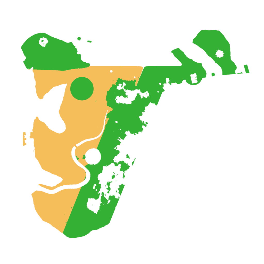 Biome Rust Map: Procedural Map, Size: 3000, Seed: 46141