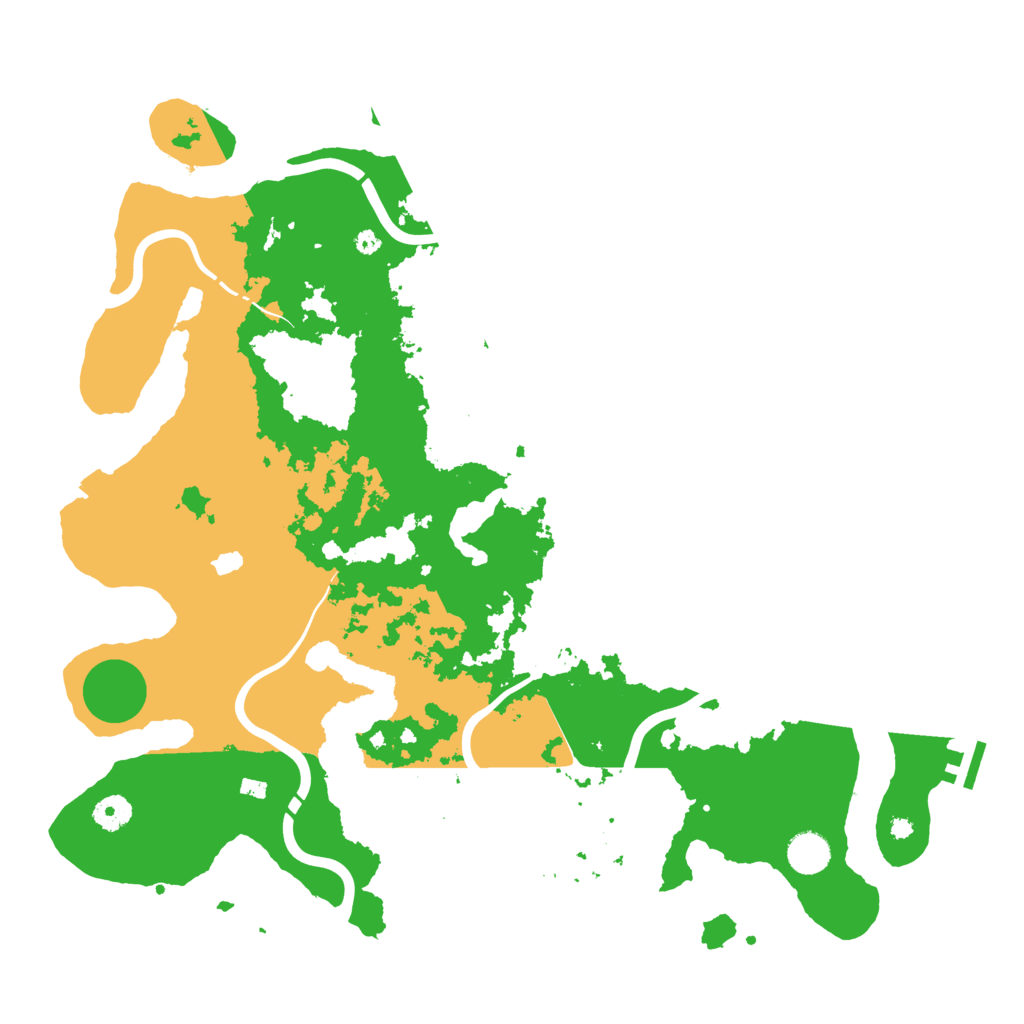 Biome Rust Map: Procedural Map, Size: 4250, Seed: 542912394