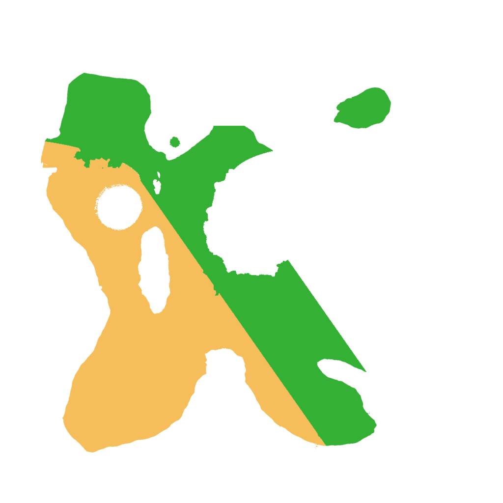 Biome Rust Map: Procedural Map, Size: 2000, Seed: 10438