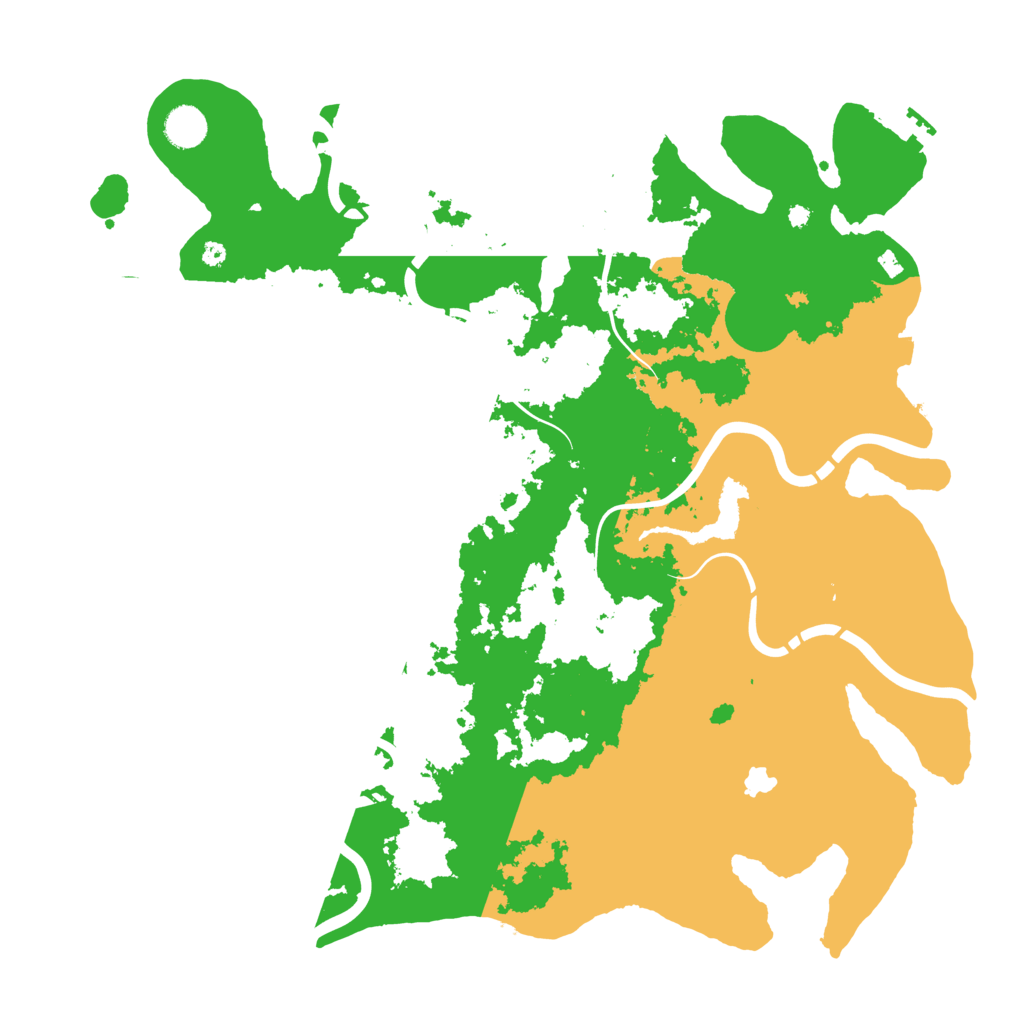 Biome Rust Map: Procedural Map, Size: 4250, Seed: 571392220