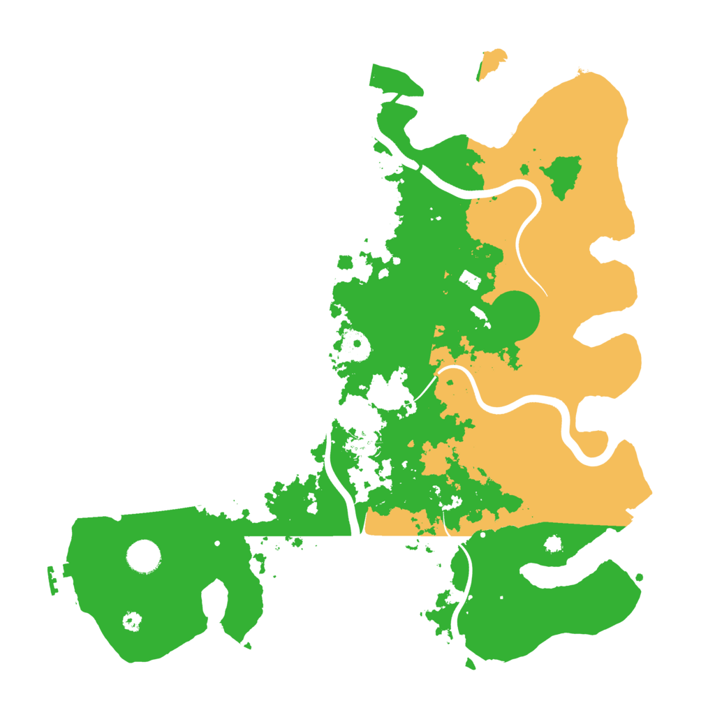 Biome Rust Map: Procedural Map, Size: 3750, Seed: 2034890176