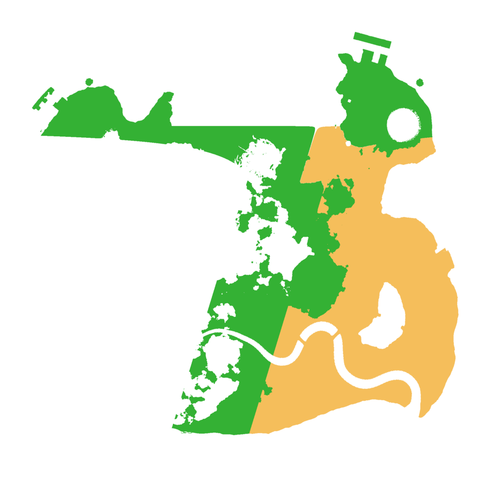 Biome Rust Map: Procedural Map, Size: 2700, Seed: 1048202270