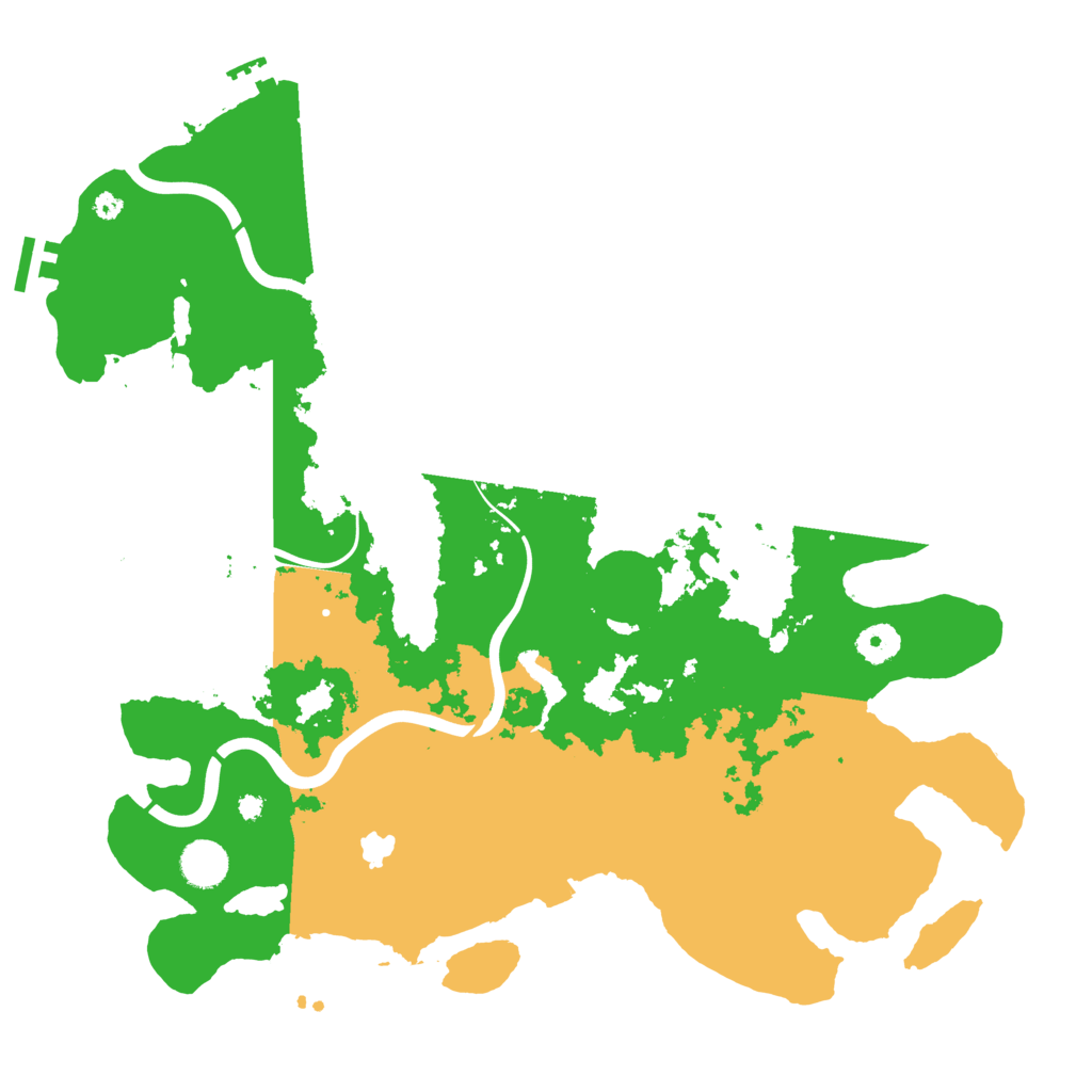 Biome Rust Map: Procedural Map, Size: 4000, Seed: 1210