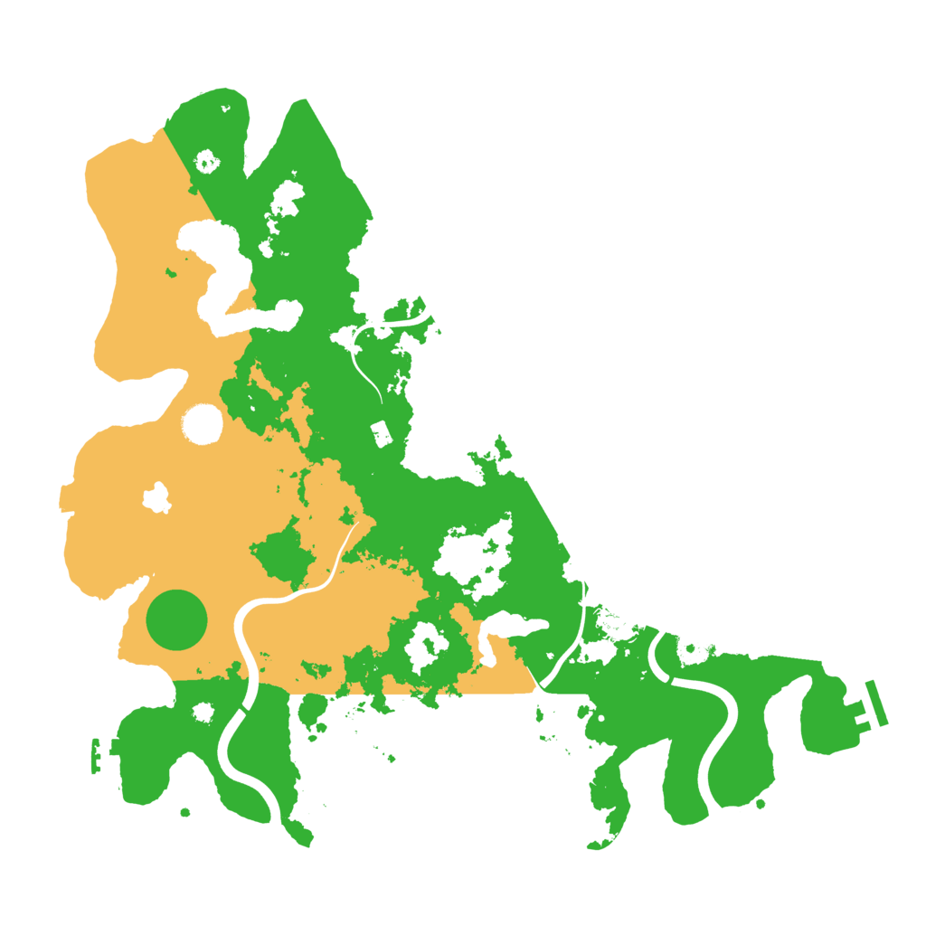 Biome Rust Map: Procedural Map, Size: 4000, Seed: 1151