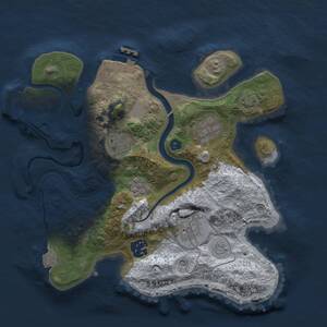 Thumbnail Rust Map: Procedural Map, Size: 2800, Seed: 806478292, 11 Monuments