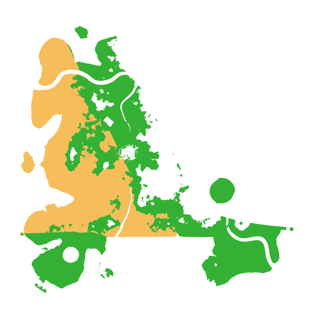 Biome Rust Map: Procedural Map, Size: 3500, Seed: 677545989