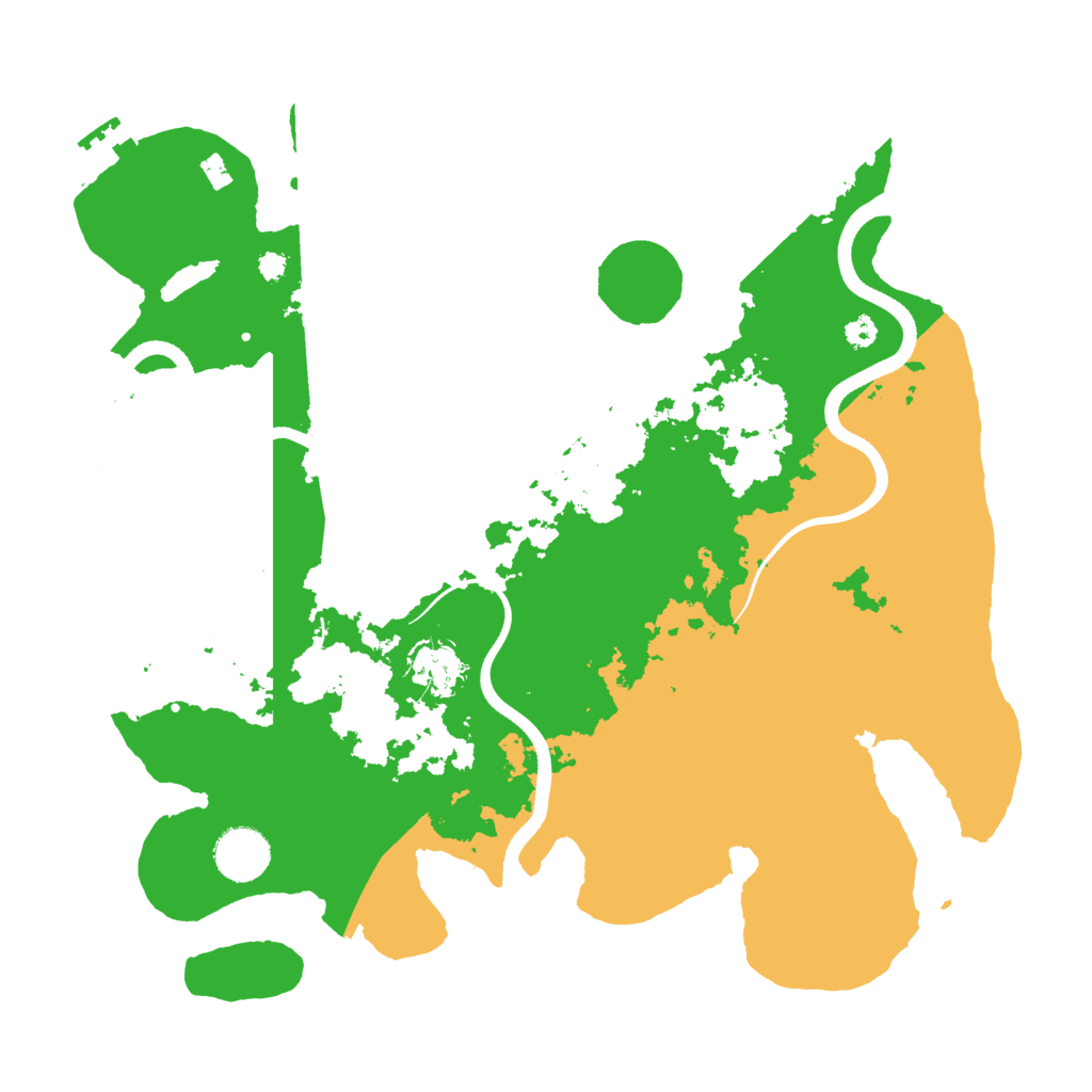 Biome Rust Map: Procedural Map, Size: 3500, Seed: 1314438036