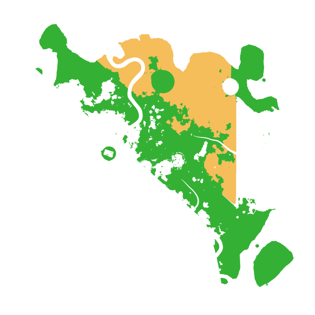 Biome Rust Map: Procedural Map, Size: 3600, Seed: 218