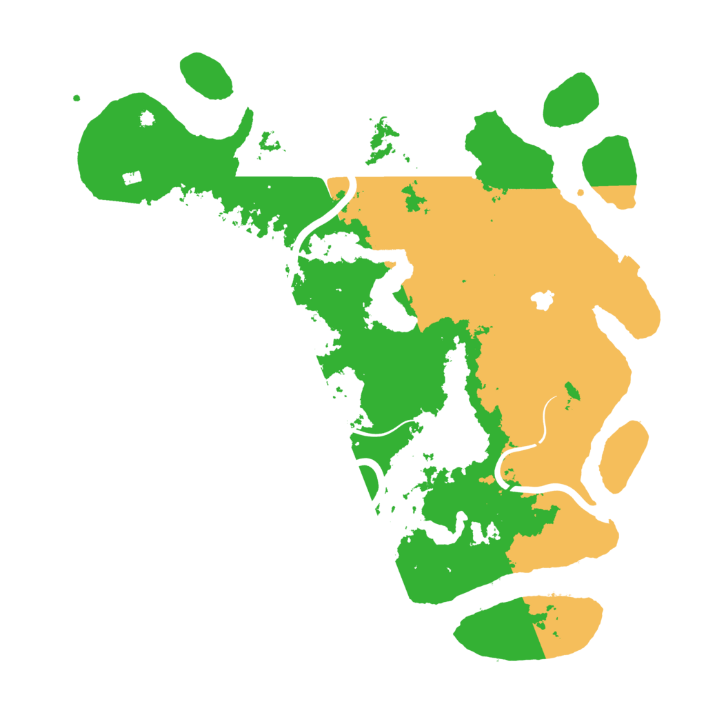 Biome Rust Map: Procedural Map, Size: 4250, Seed: 78457868