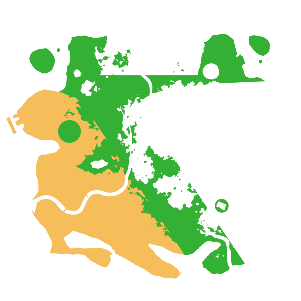 Biome Rust Map: Procedural Map, Size: 3500, Seed: 193641739