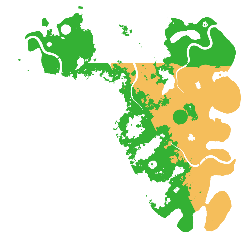 Biome Rust Map: Procedural Map, Size: 4500, Seed: 973953655