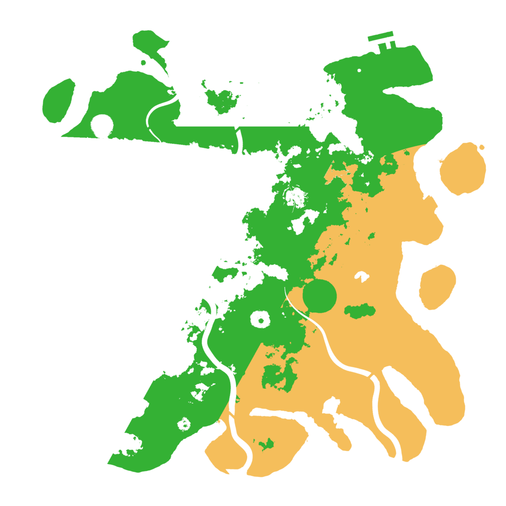 Biome Rust Map: Procedural Map, Size: 4000, Seed: 22092025