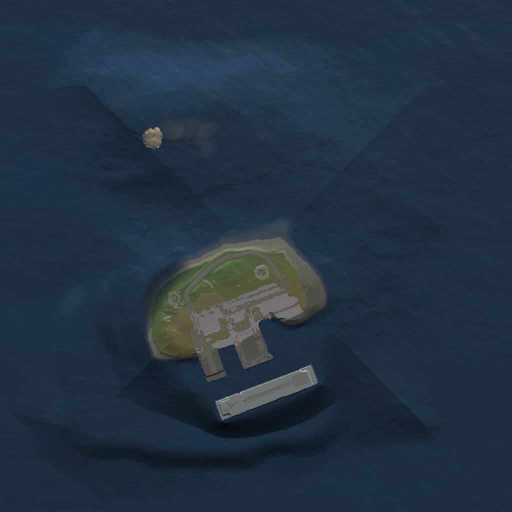 Rust Map: Procedural Map, Size: 1000, Seed: 419941335, 2 Monuments