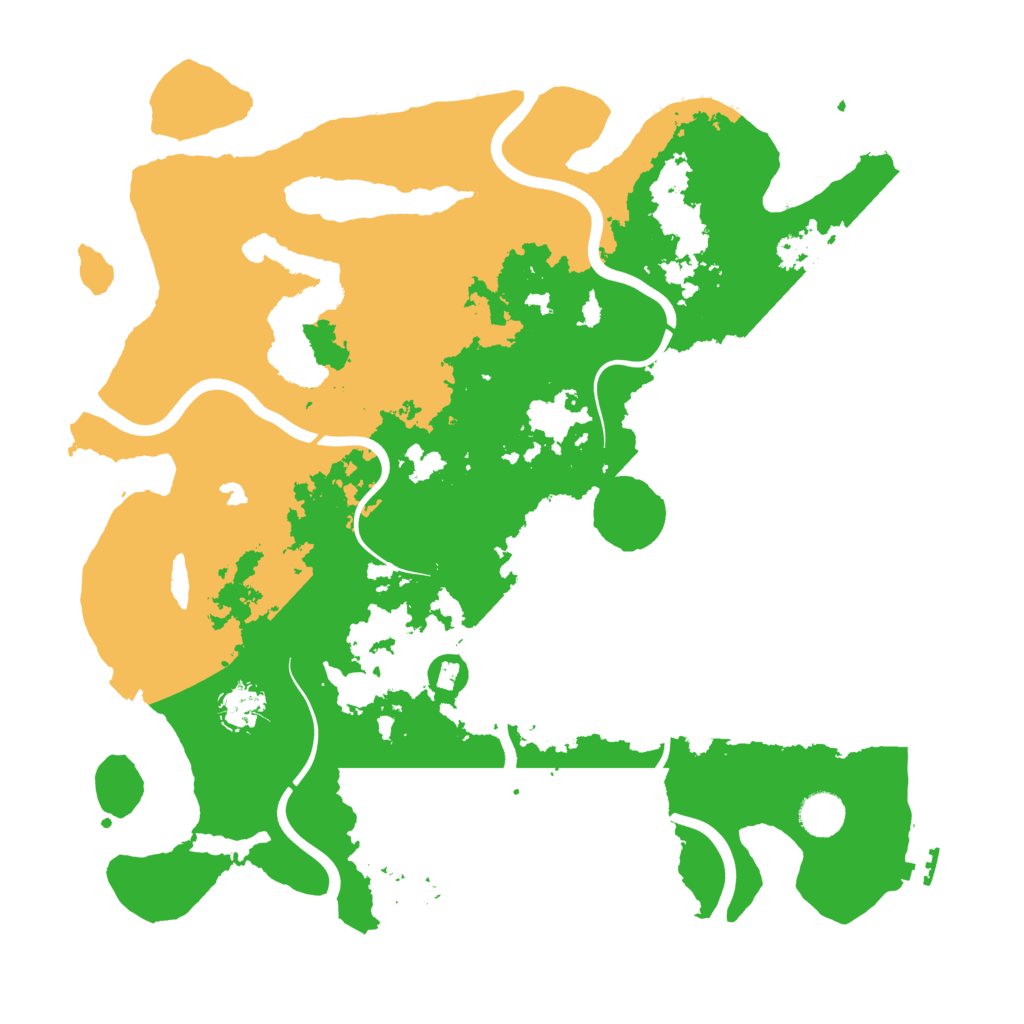 Biome Rust Map: Procedural Map, Size: 4000, Seed: 7176
