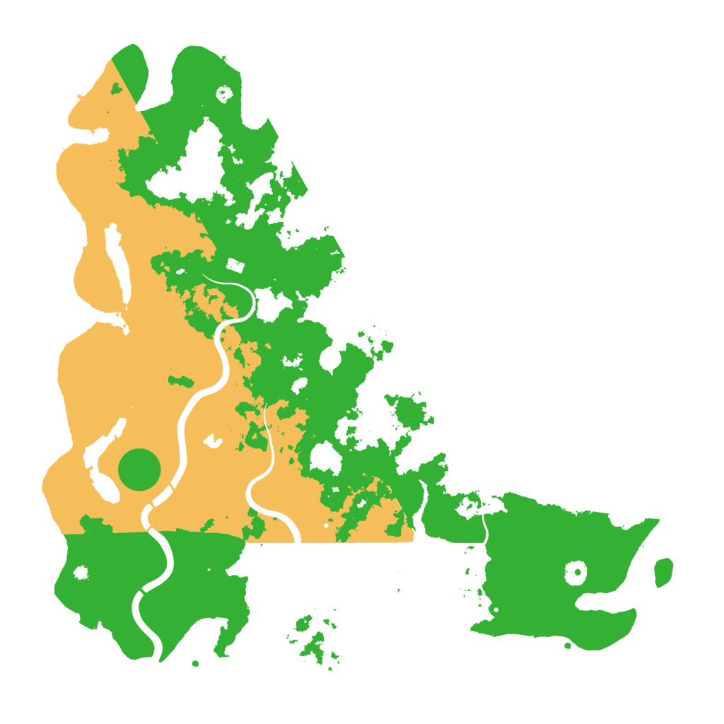 Biome Rust Map: Procedural Map, Size: 4500, Seed: 1496952034