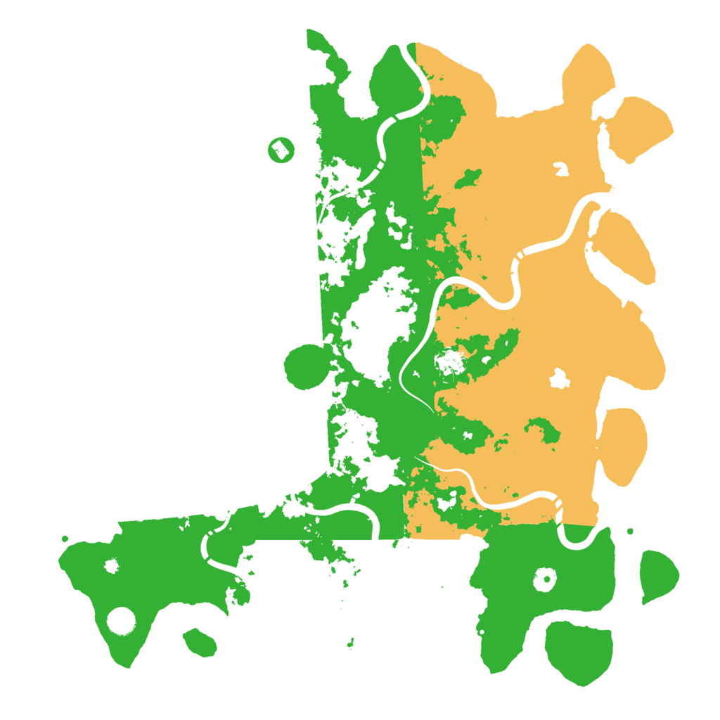 Biome Rust Map: Procedural Map, Size: 4500, Seed: 959611284