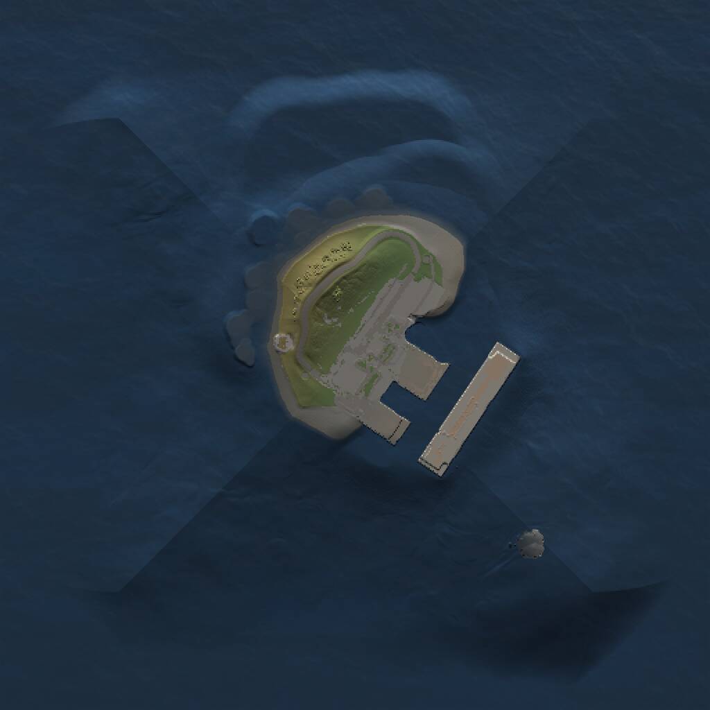 Rust Map: Procedural Map, Size: 1000, Seed: 110403121, 2 Monuments