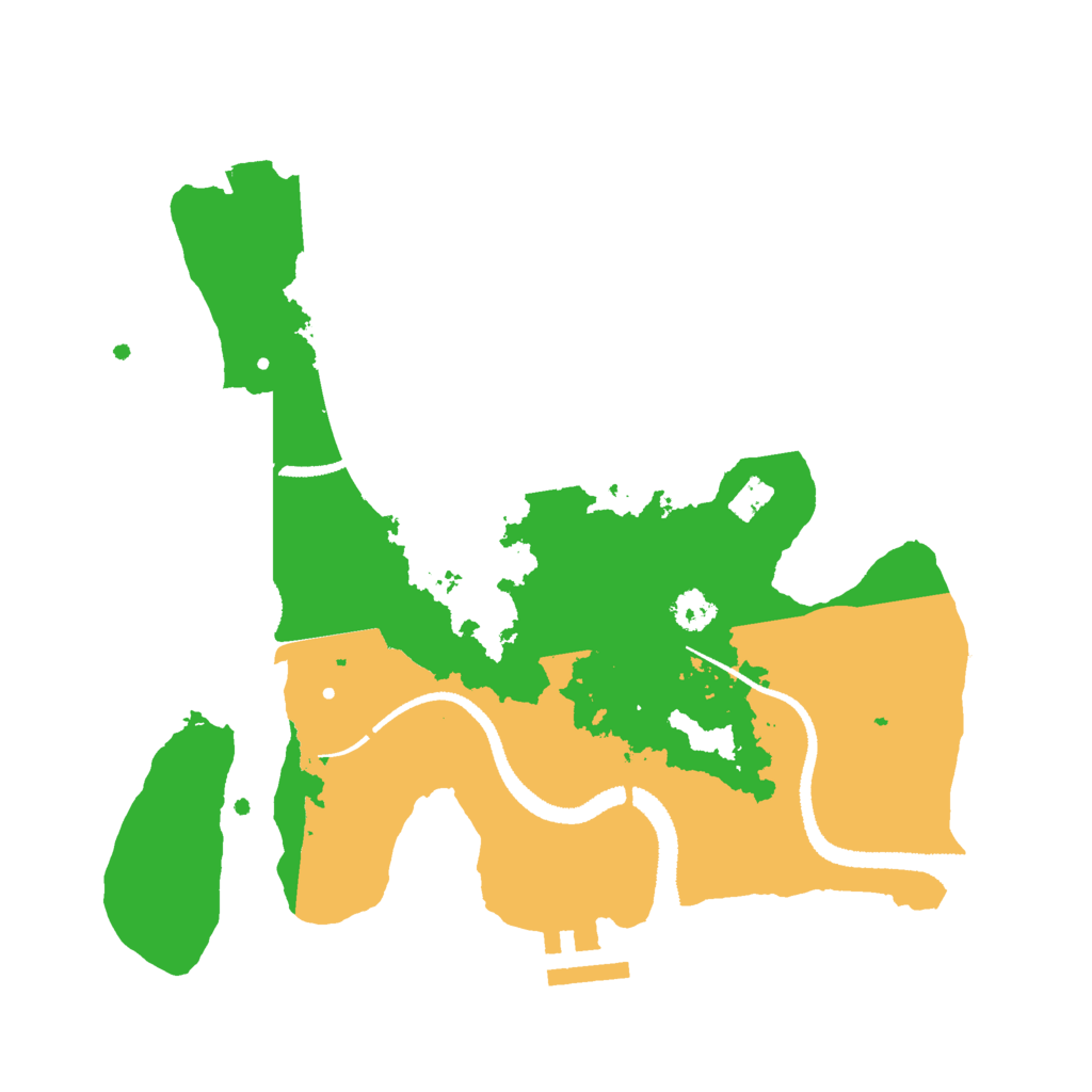 Biome Rust Map: Procedural Map, Size: 2700, Seed: 1758628872