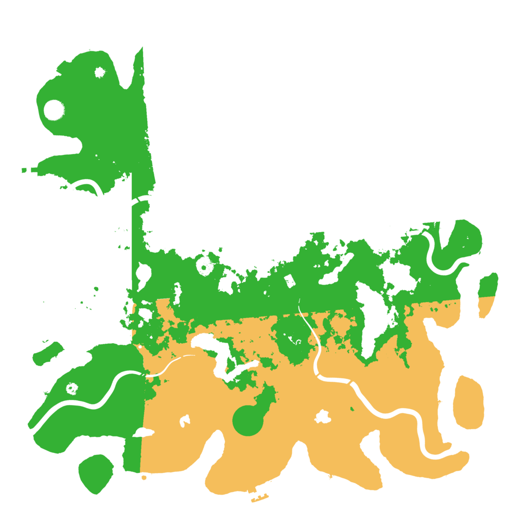 Biome Rust Map: Procedural Map, Size: 4500, Seed: 333999113
