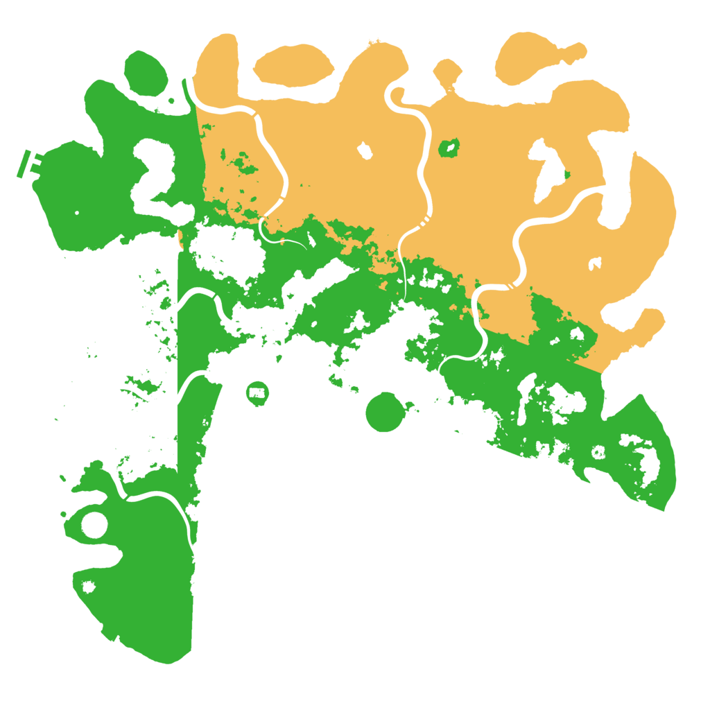 Biome Rust Map: Procedural Map, Size: 5000, Seed: 1614416951