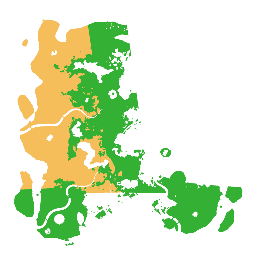 Biome Rust Map: Procedural Map, Size: 4500, Seed: 1889916571