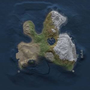 Thumbnail Rust Map: Procedural Map, Size: 1750, Seed: 1818556255, 4 Monuments