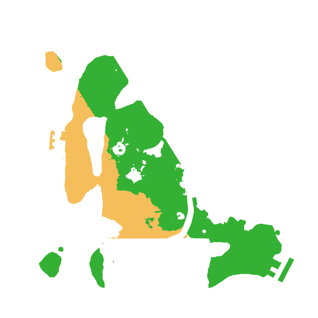 Biome Rust Map: Procedural Map, Size: 2500, Seed: 2025092315
