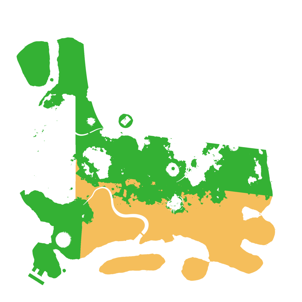 Biome Rust Map: Procedural Map, Size: 3500, Seed: 1942703065