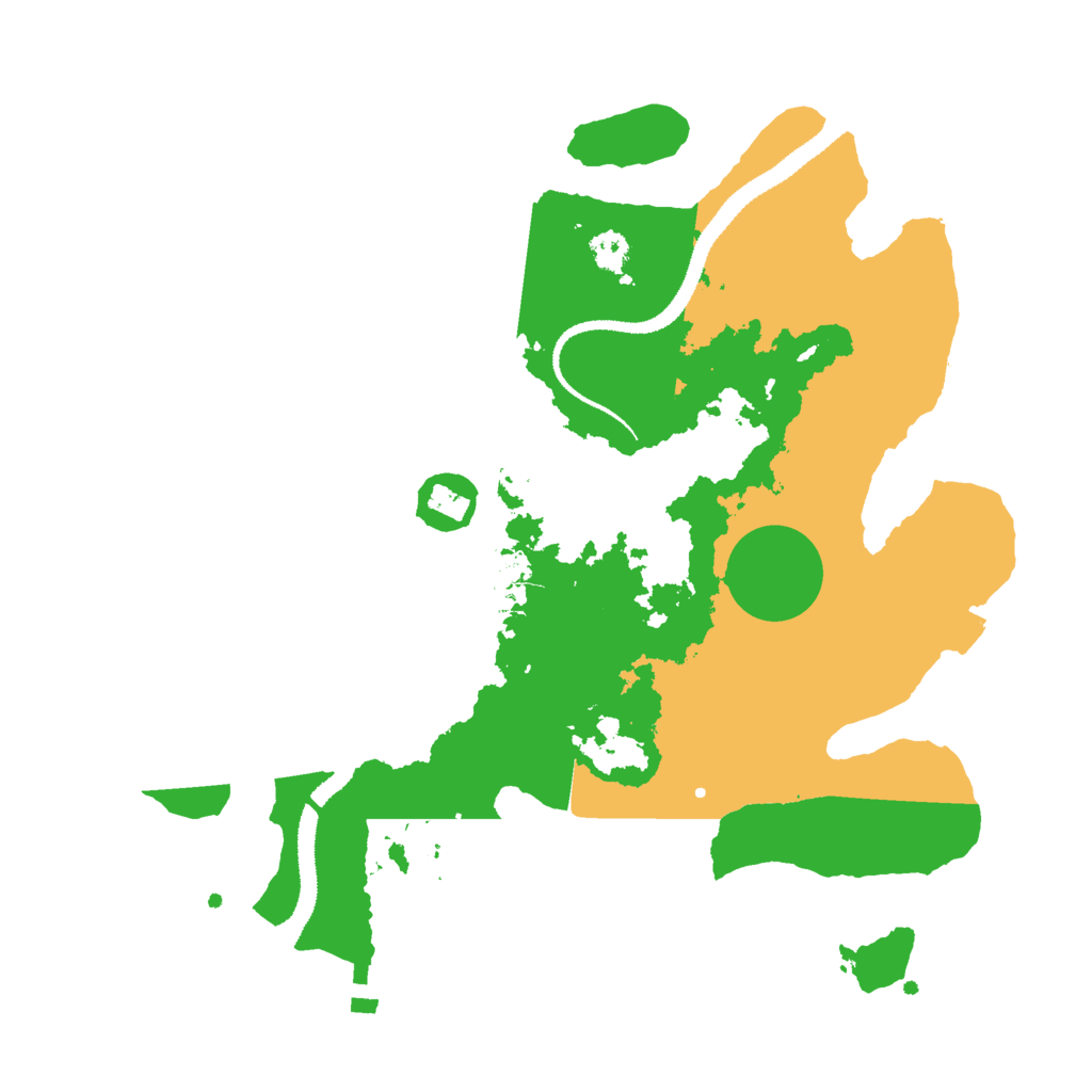 Biome Rust Map: Procedural Map, Size: 3000, Seed: 94748640