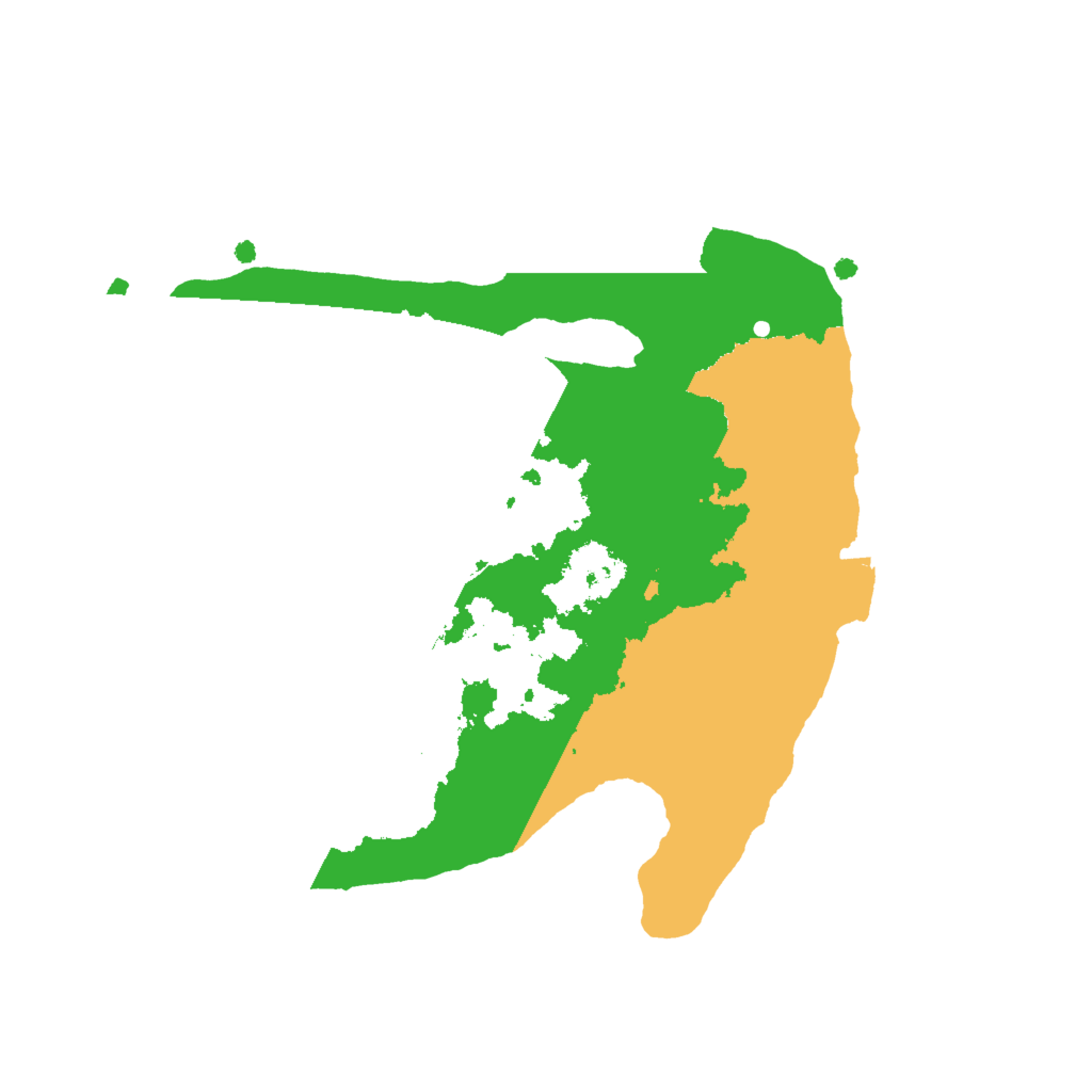 Biome Rust Map: Procedural Map, Size: 2000, Seed: 380916608