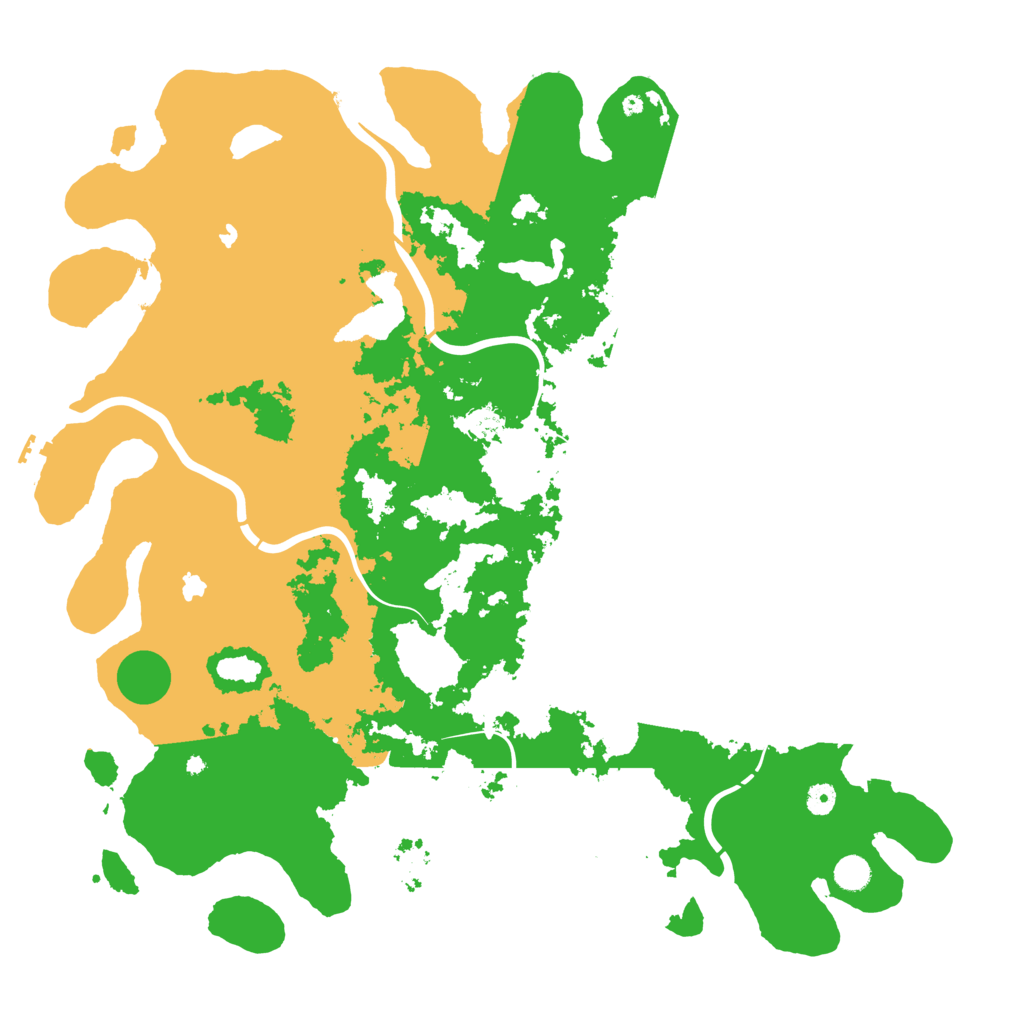 Biome Rust Map: Procedural Map, Size: 5000, Seed: 532176136