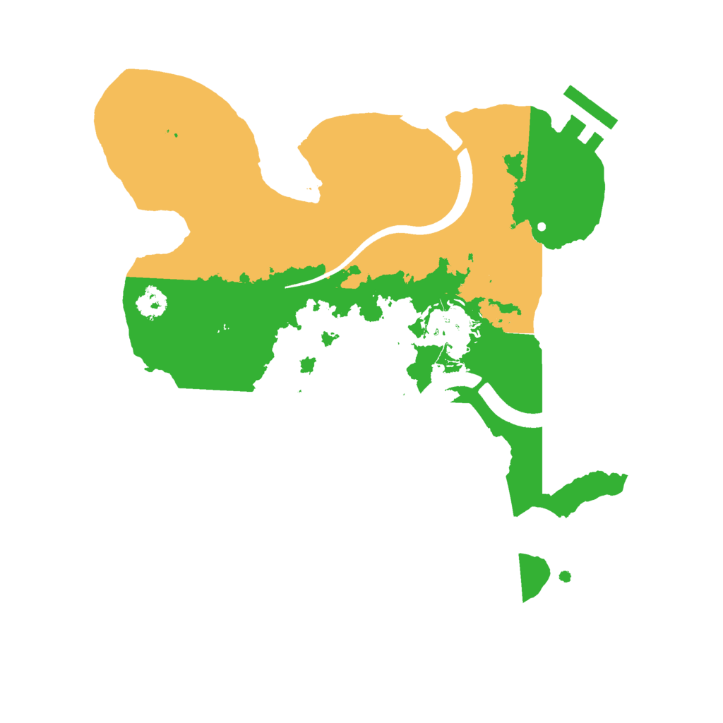 Biome Rust Map: Procedural Map, Size: 2450, Seed: 1714577777