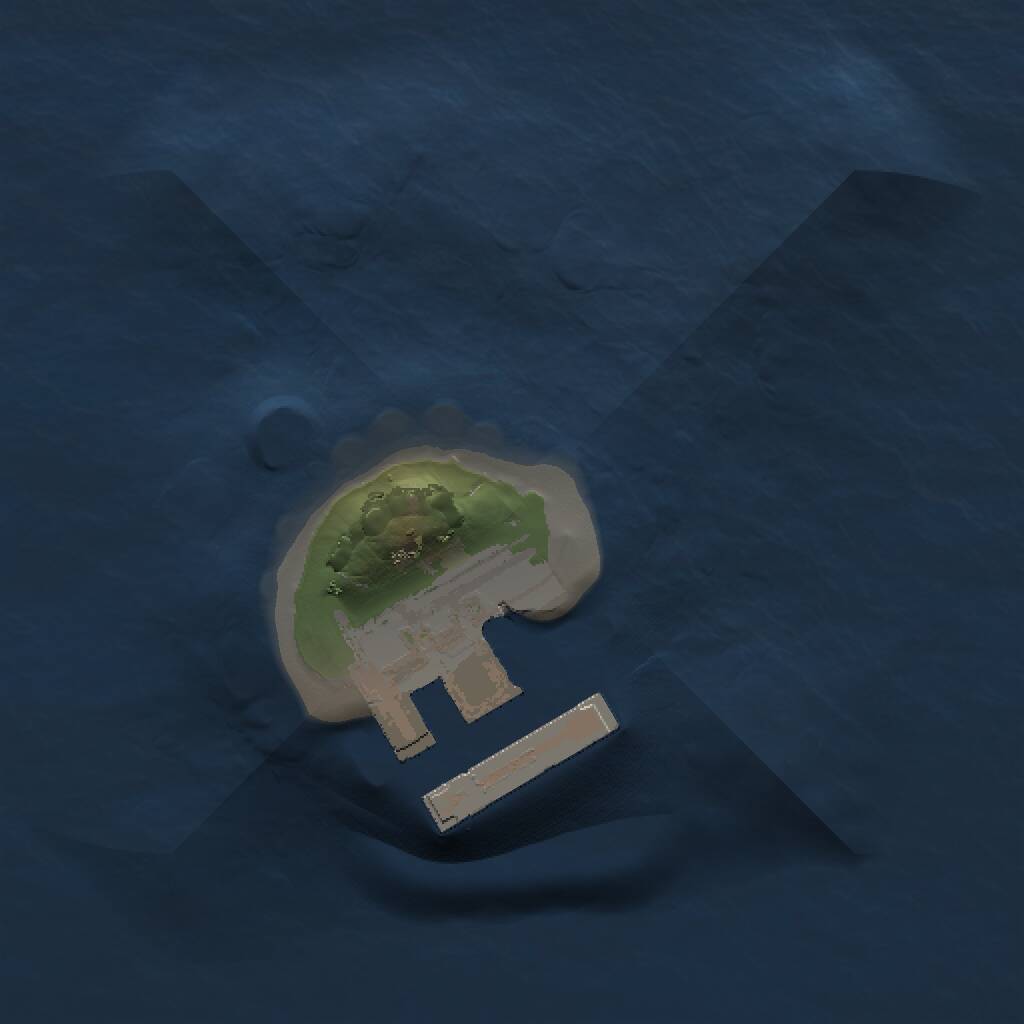 Rust Map: Procedural Map, Size: 1000, Seed: 235775508, 2 Monuments