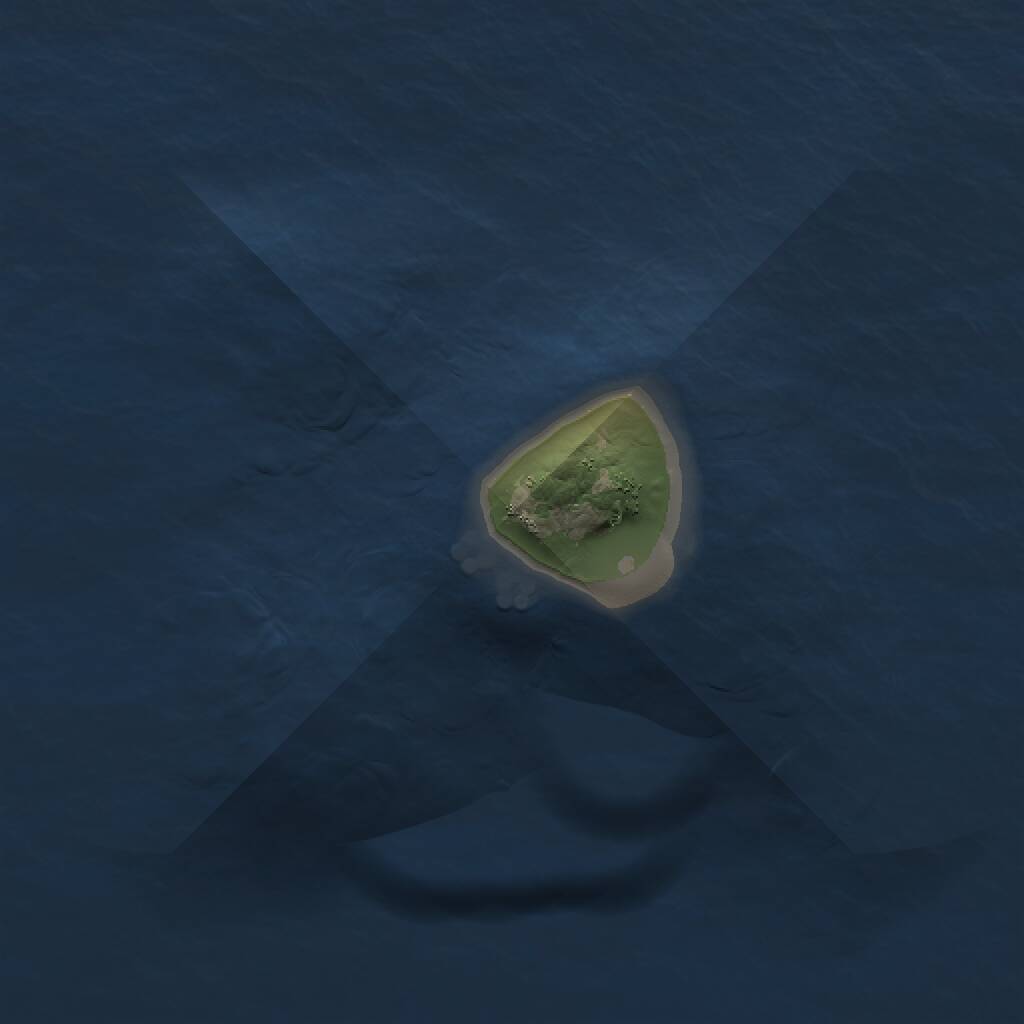 Rust Map: Procedural Map, Size: 1000, Seed: 4231414, 1 Monuments