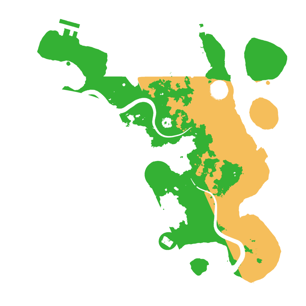 Biome Rust Map: Procedural Map, Size: 3000, Seed: 420384374