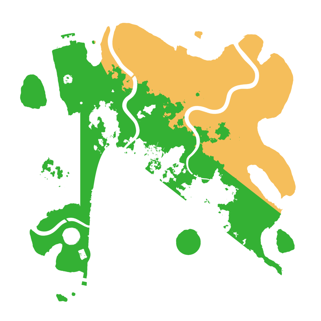 Biome Rust Map: Procedural Map, Size: 3500, Seed: 901131389