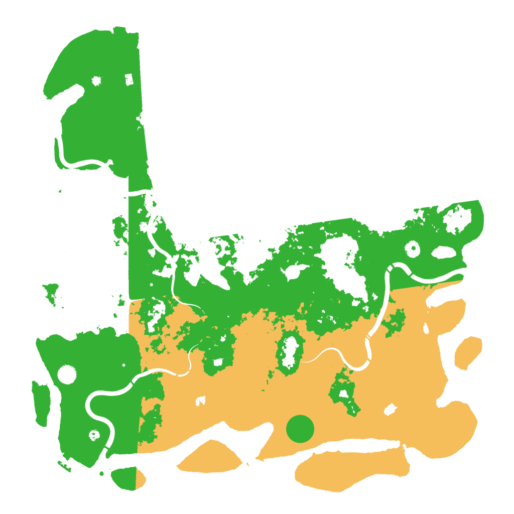 Biome Rust Map: Procedural Map, Size: 4850, Seed: 75051